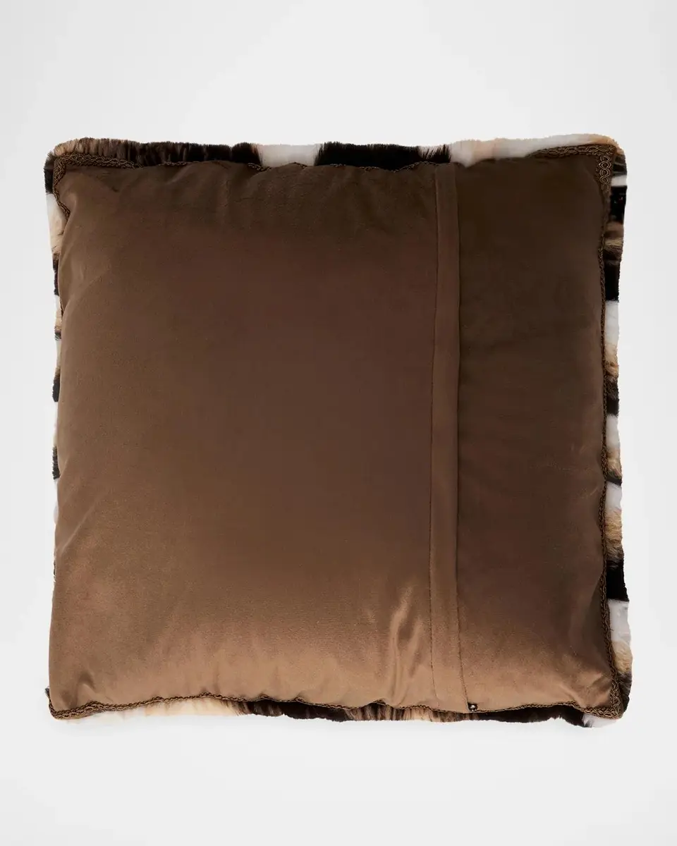 Lyla Grant Faux Chinchilla Pillow, 20" Square | Thumbnail 2 Lyla Grant Faux Chinchilla Pillow, 20" Square | Thumbnail 2