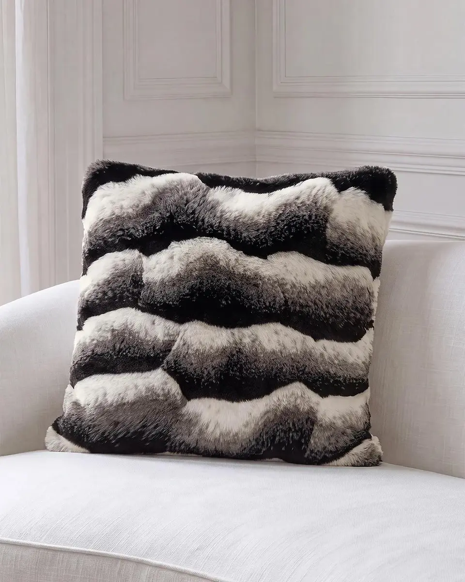 Lyla Grant Faux Chinchilla Pillow, 20" Square | Thumbnail 5 Lyla Grant Faux Chinchilla Pillow, 20" Square | Thumbnail 5