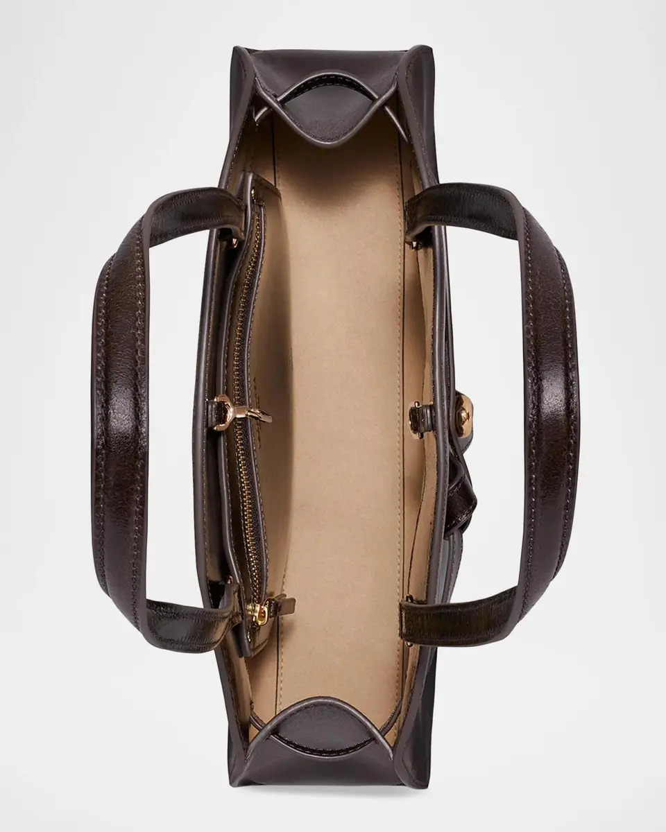 Tory Burch Romy Leather East West Bauletto Bag | Thumbnail 4 Tory Burch Romy Leather East West Bauletto Bag | Thumbnail 4