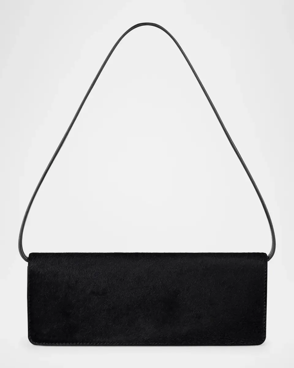 Victoria Beckham Dorian East-West Calf Hair Clutch Bag | Thumbnail 3 Victoria Beckham Dorian East-West Calf Hair Clutch Bag | Thumbnail 3
