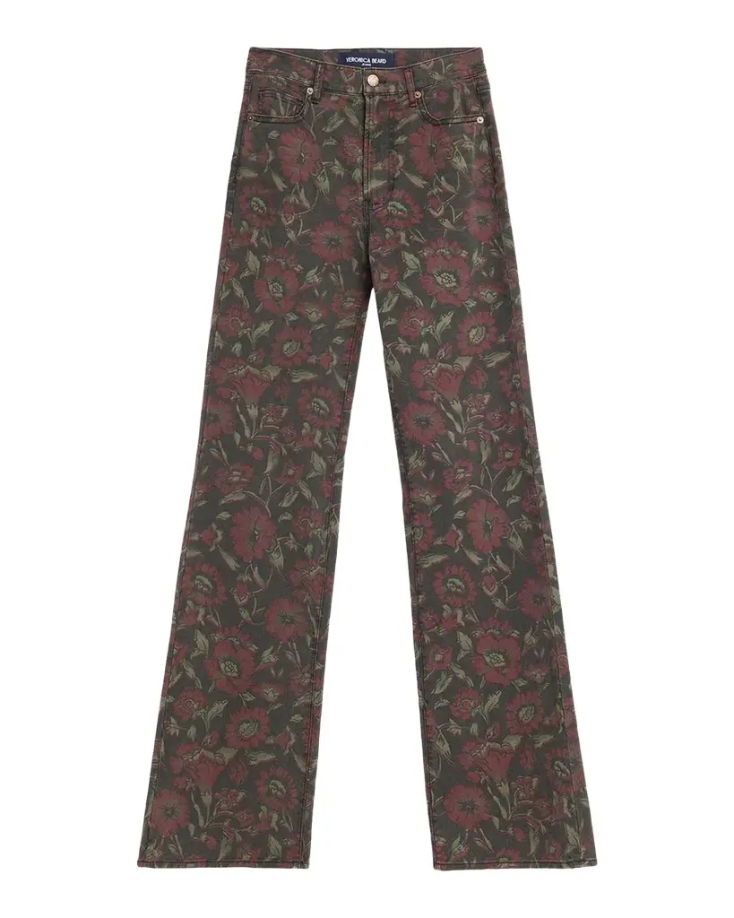 Crosbie Floral Flare Jeans Crosbie Floral Flare Jeans