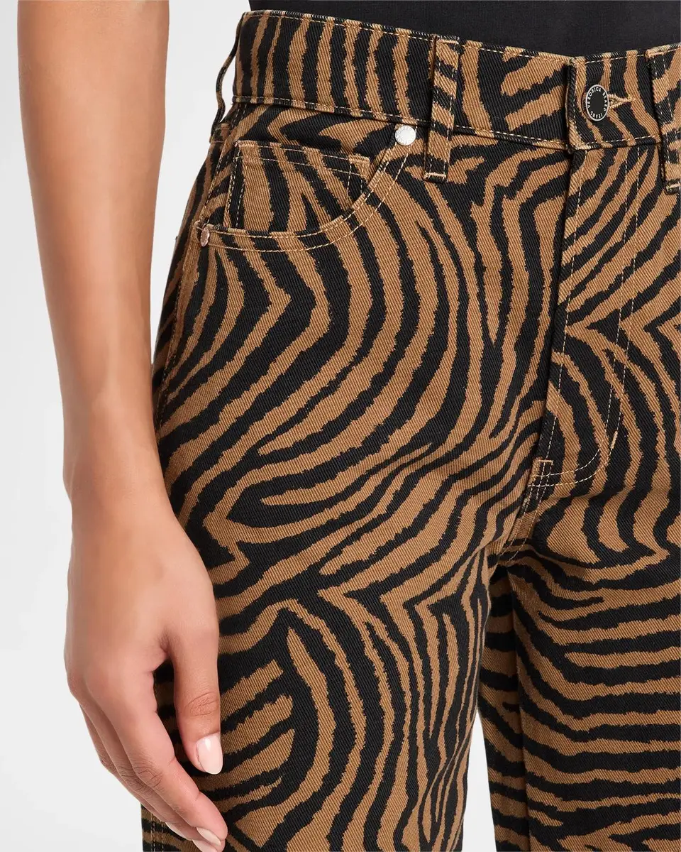 Veronica Beard Kasey Tiger Wide-Leg Jeans | Thumbnail 5 Veronica Beard Kasey Tiger Wide-Leg Jeans | Thumbnail 5
