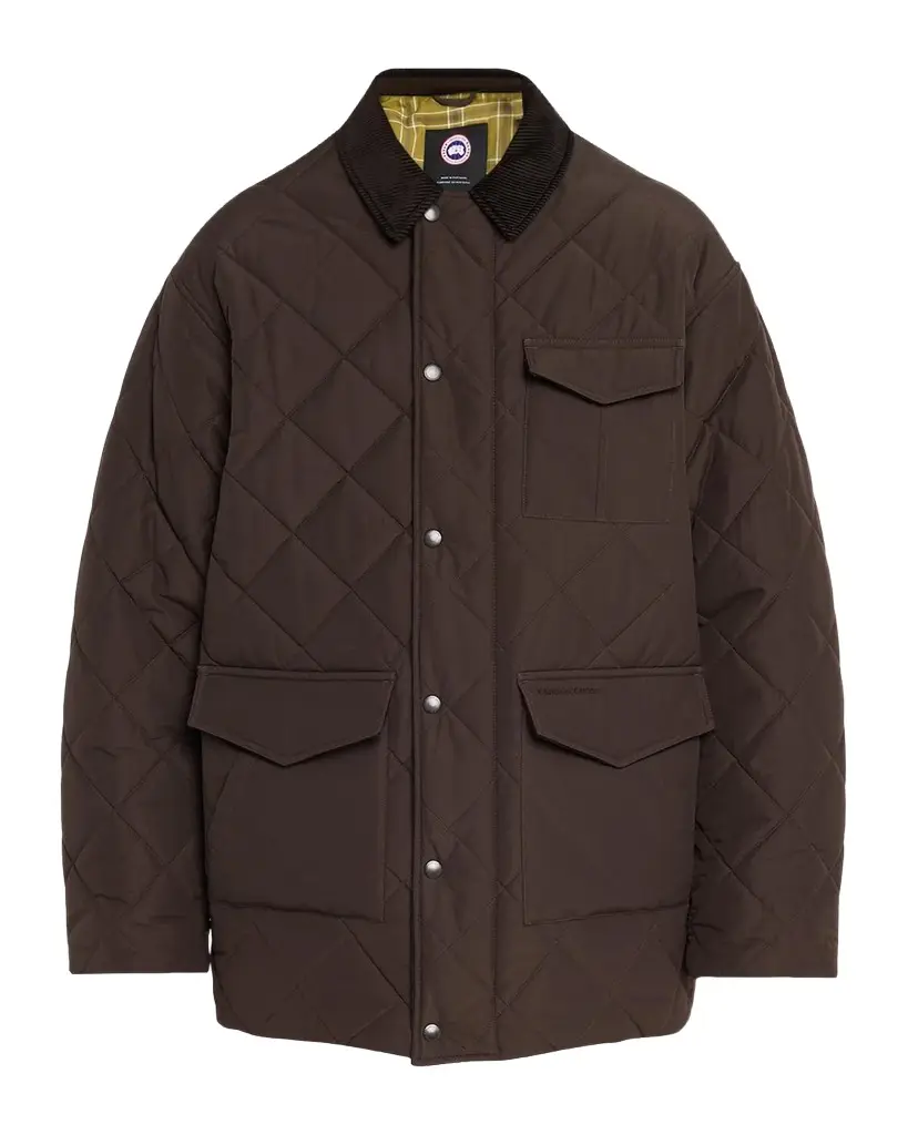 Canada Goose Men's Terra Water-Repellent Nylon Quilted Coat