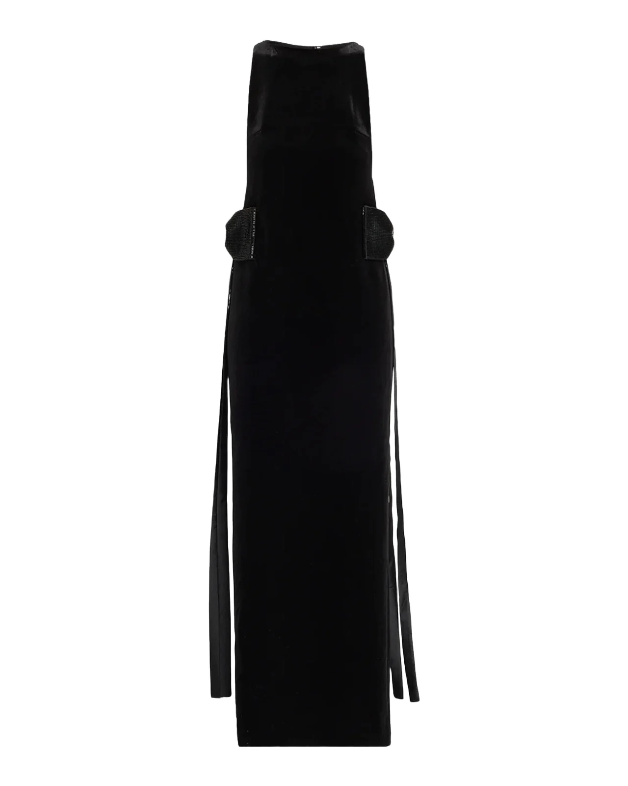 Velvet Embellished Bow Maxi Dress Velvet Embellished Bow Maxi Dress
