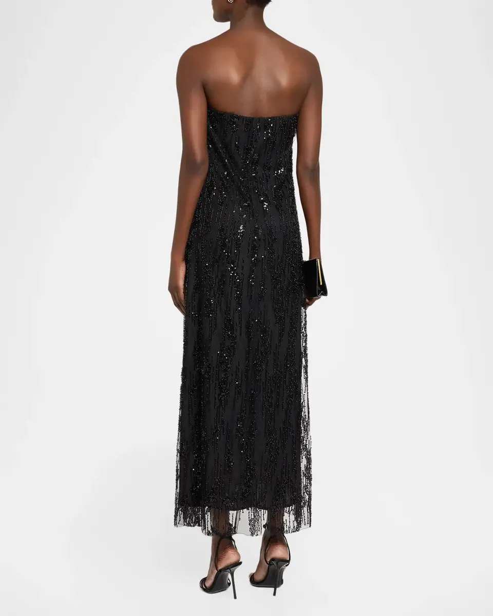Staud Cassie Embellished Strapless Maxi Dress | Thumbnail 3