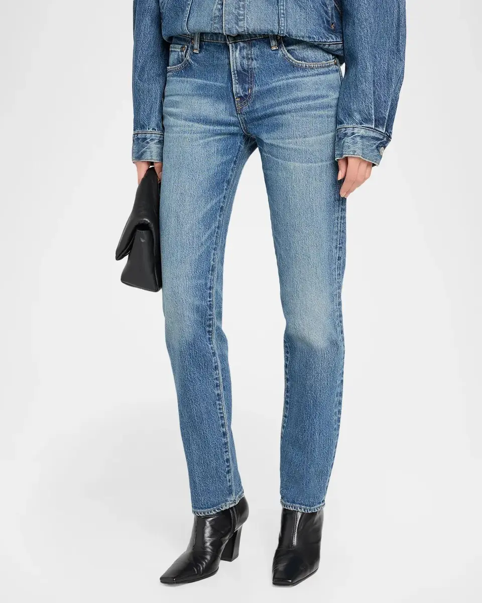 Moussy Vintage Slim Straight Jeans | Thumbnail 4