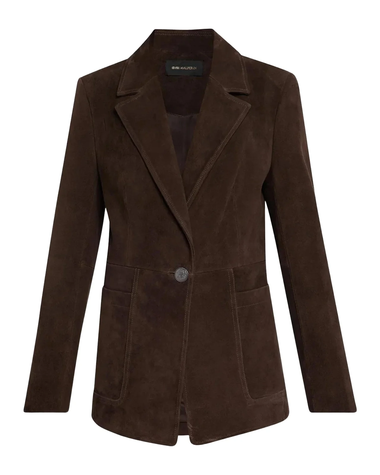 Kobi Halperin Claudia Single-Button Suede Jacket