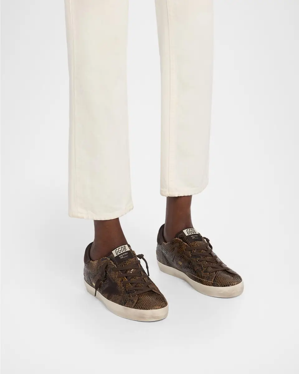 Golden Goose Super-Star Snake-Printed Leather Low-Top Sneakers | Thumbnail 2 Golden Goose Super-Star Snake-Printed Leather Low-Top Sneakers | Thumbnail 2