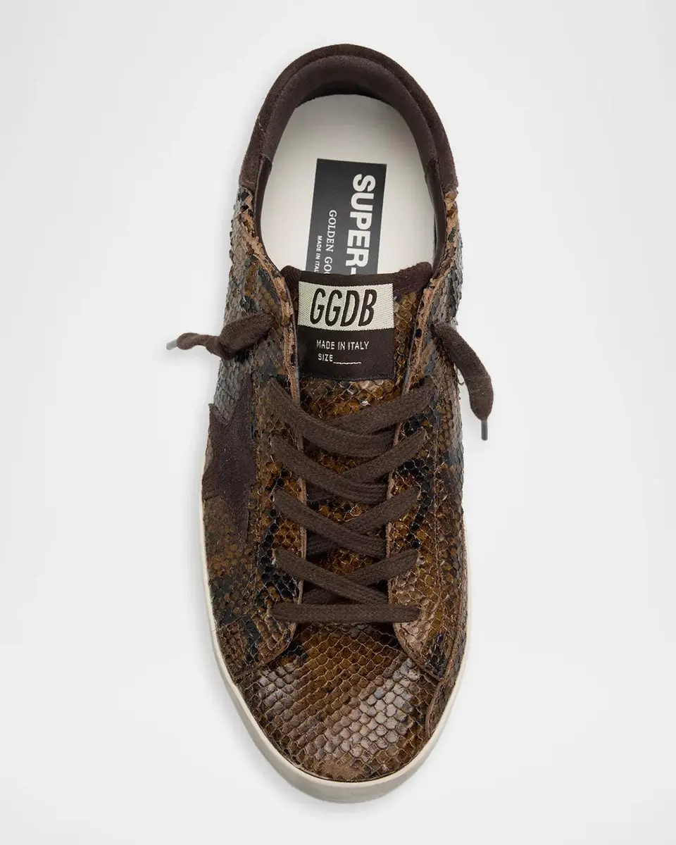 Golden Goose Super-Star Snake-Printed Leather Low-Top Sneakers | Thumbnail 5 Golden Goose Super-Star Snake-Printed Leather Low-Top Sneakers | Thumbnail 5