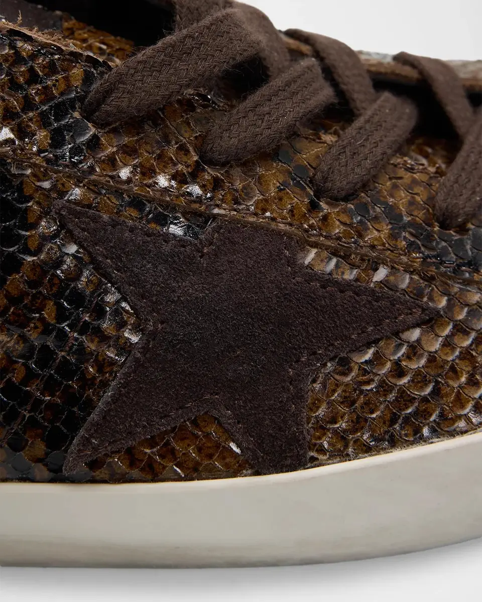 Golden Goose Super-Star Snake-Printed Leather Low-Top Sneakers | Thumbnail 6 Golden Goose Super-Star Snake-Printed Leather Low-Top Sneakers | Thumbnail 6
