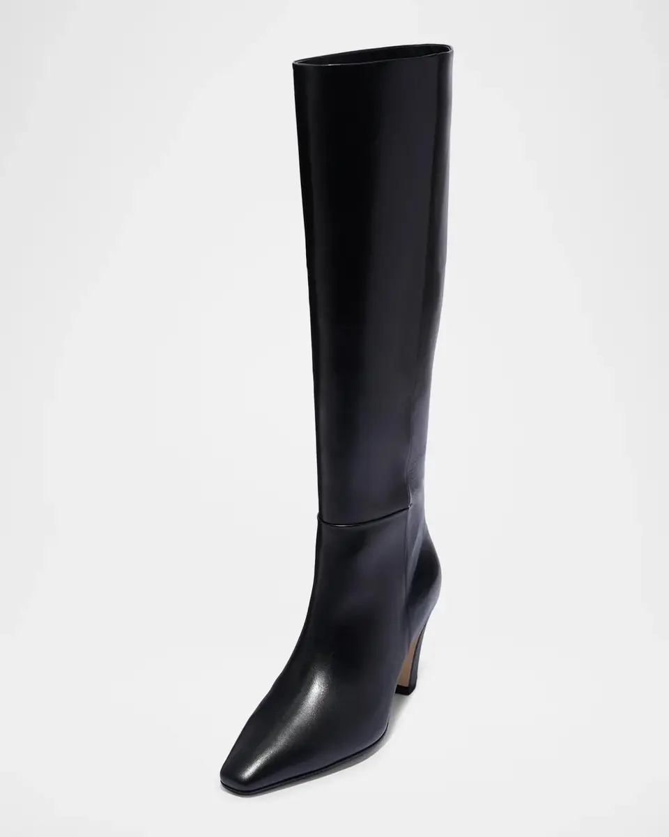 aeyde Silva Leather Knee-High Boots | Thumbnail 2 aeyde Silva Leather Knee-High Boots | Thumbnail 2