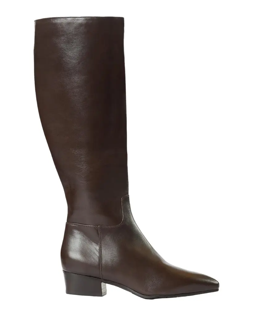 Aquatalia 40mm Fuoco Waterproof Leather Knee-High Boots