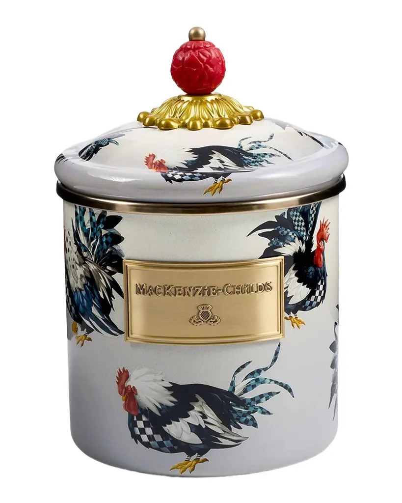 MacKenzie-Childs Henhouse Small Canister