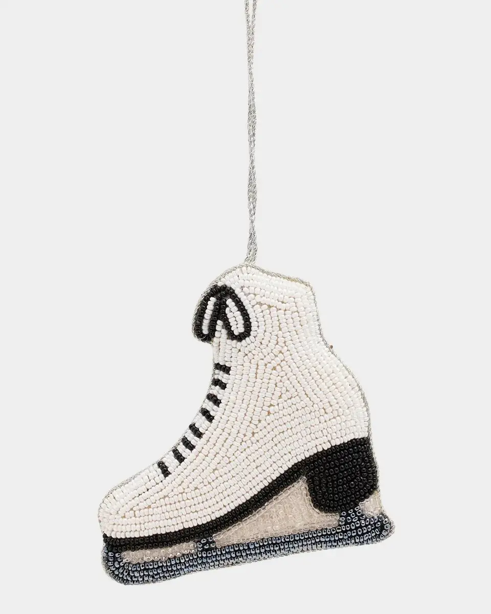 Sudha Pennathur Ice Skate Beaded Ornament | Thumbnail 2 Sudha Pennathur Ice Skate Beaded Ornament | Thumbnail 2