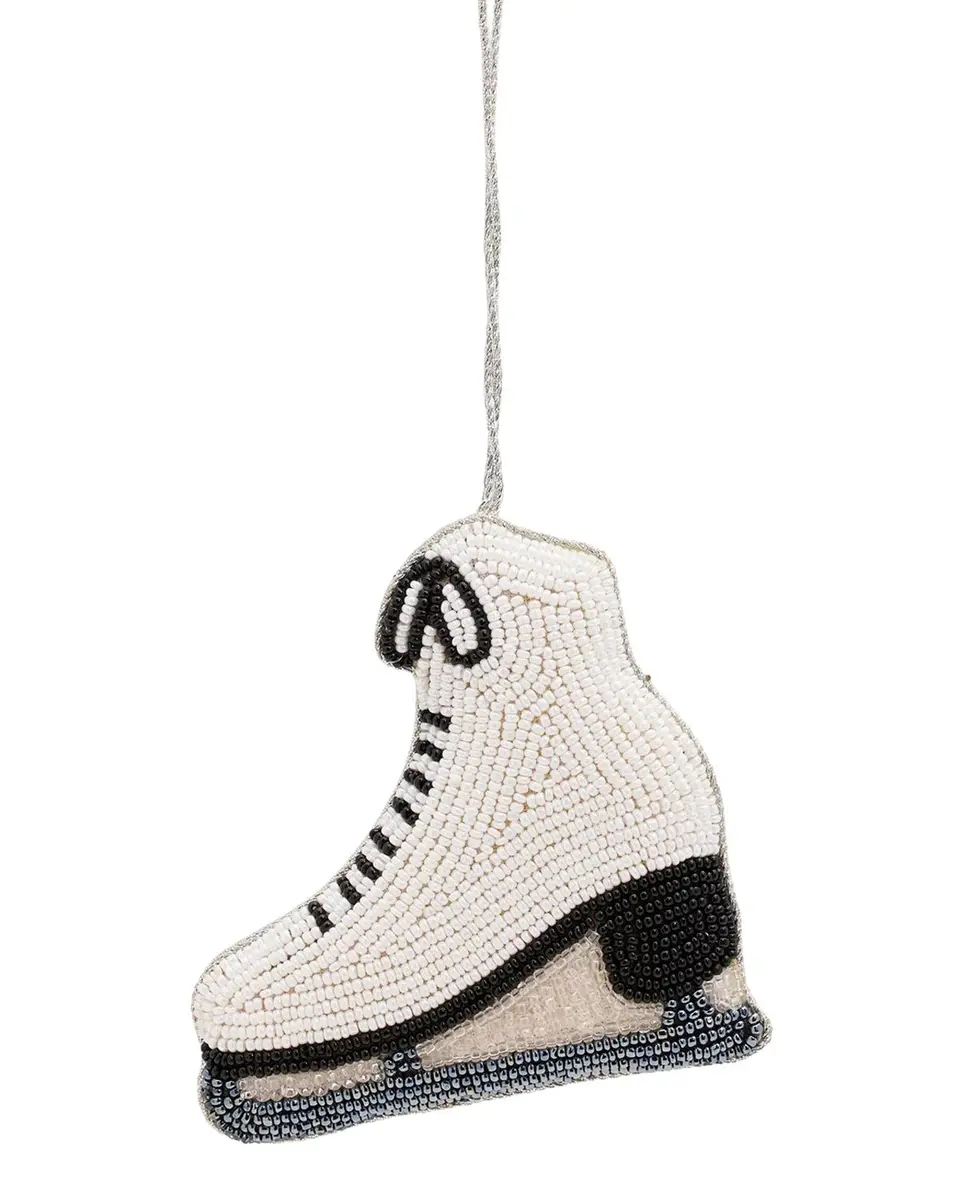 Sudha Pennathur Ice Skate Beaded Ornament | Thumbnail 4 Sudha Pennathur Ice Skate Beaded Ornament | Thumbnail 4