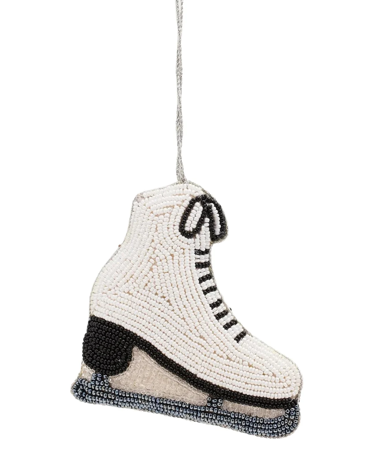 Sudha Pennathur Ice Skate Beaded Ornament
