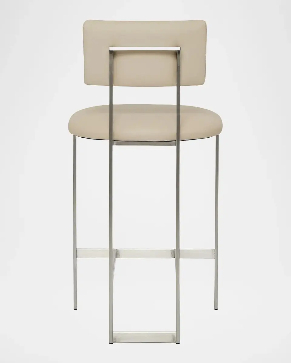 Interlude Home Landon II Vegan Leather 26" Counter Stool | Thumbnail 12 Interlude Home Landon II Vegan Leather 26" Counter Stool | Thumbnail 12