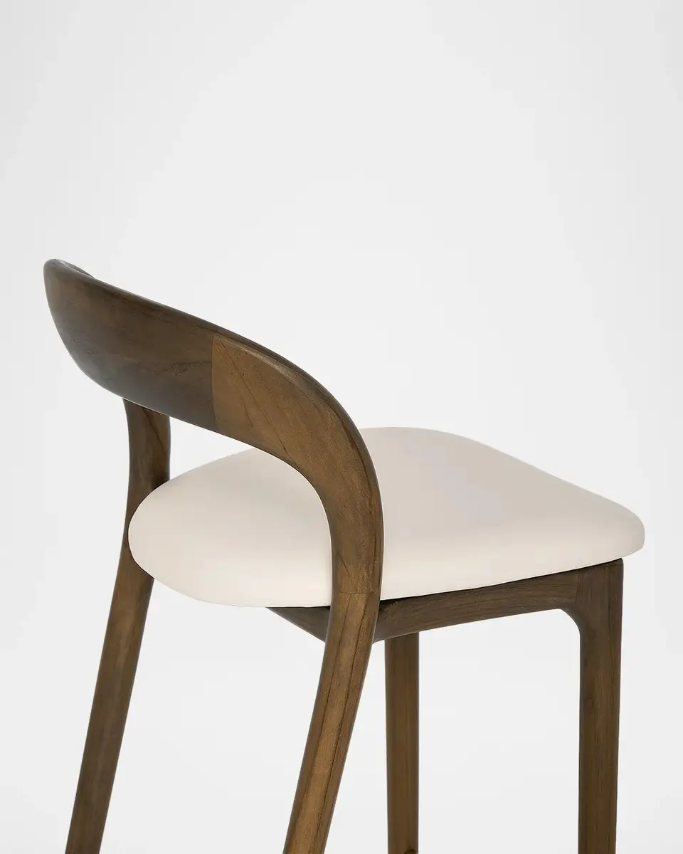 Interlude Home Felix Vegan Leather 25" Counter Stool | Thumbnail 5 Interlude Home Felix Vegan Leather 25" Counter Stool | Thumbnail 5