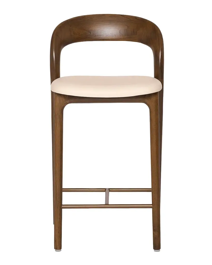 Interlude Home Felix Vegan Leather 25" Counter Stool