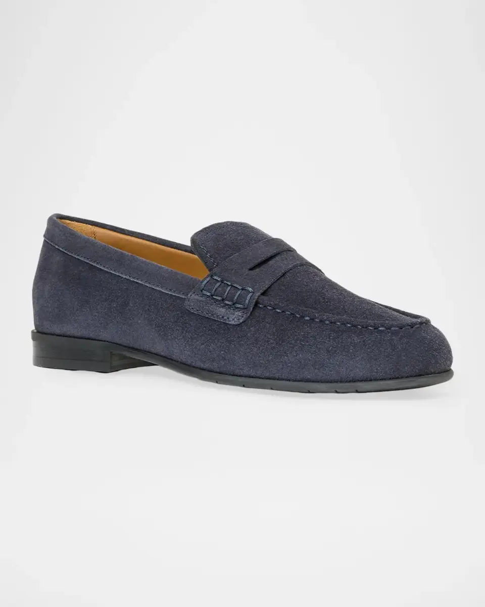 Aquatalia Ellis Waterproof Suede Penny Loafers | Thumbnail 2 Aquatalia Ellis Waterproof Suede Penny Loafers | Thumbnail 2