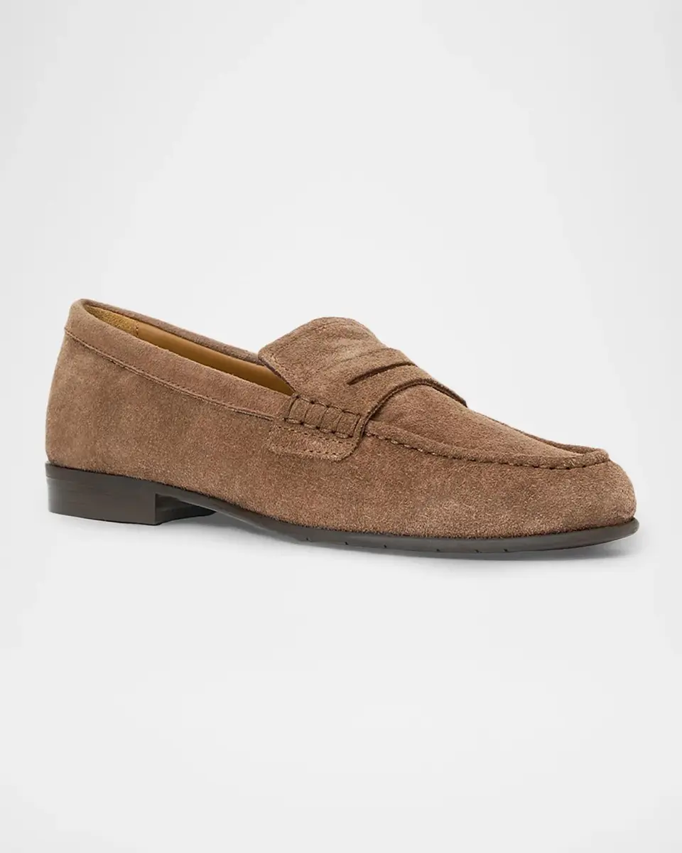 Aquatalia Ellis Waterproof Suede Penny Loafers | Thumbnail 2 Aquatalia Ellis Waterproof Suede Penny Loafers | Thumbnail 2