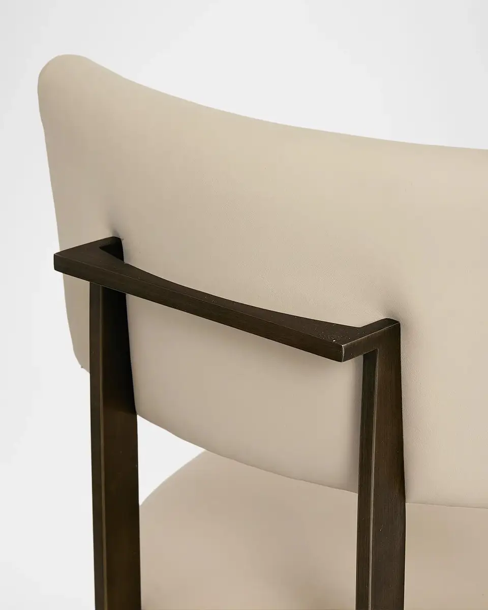 Interlude Home Landon II Vegan Leather 30" Bar Stool | Thumbnail 5 Interlude Home Landon II Vegan Leather 30" Bar Stool | Thumbnail 5