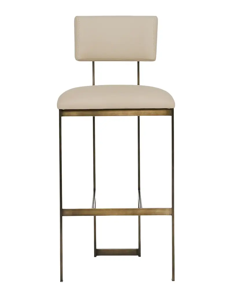 Interlude Home Landon II Vegan Leather 30" Bar Stool