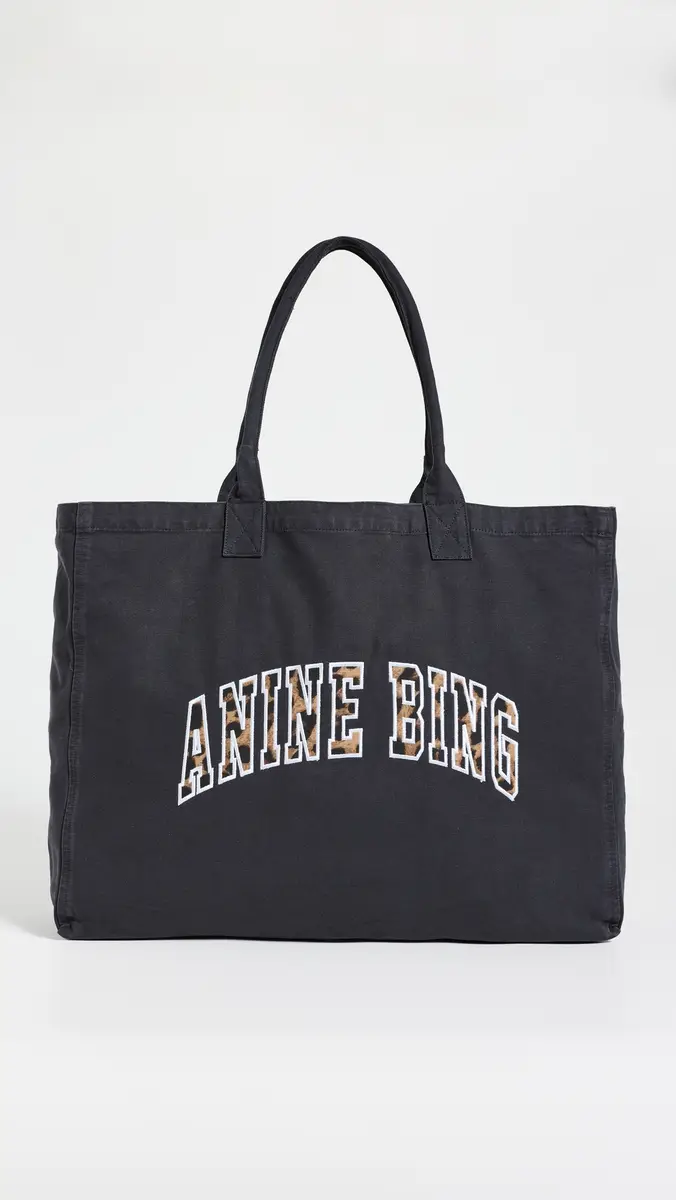 Anine Bing Leo Canvas Tote | Thumbnail 2 Anine Bing Leo Canvas Tote | Thumbnail 2