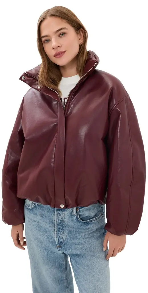 Anine Bing Cyrus Recycled Leather Jacket
