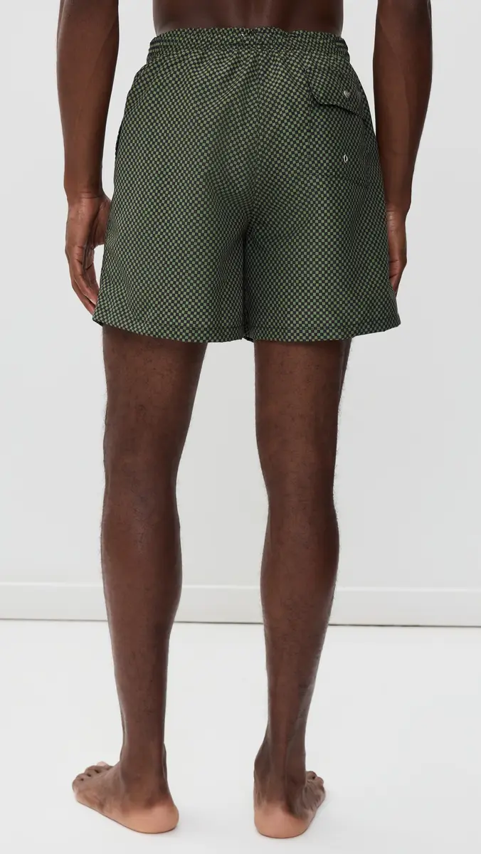 BATHER Clover Checker Swim Trunks | Thumbnail 3 BATHER Clover Checker Swim Trunks | Thumbnail 3