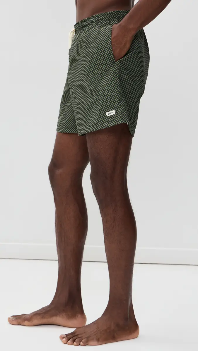 BATHER Clover Checker Swim Trunks | Thumbnail 4 BATHER Clover Checker Swim Trunks | Thumbnail 4