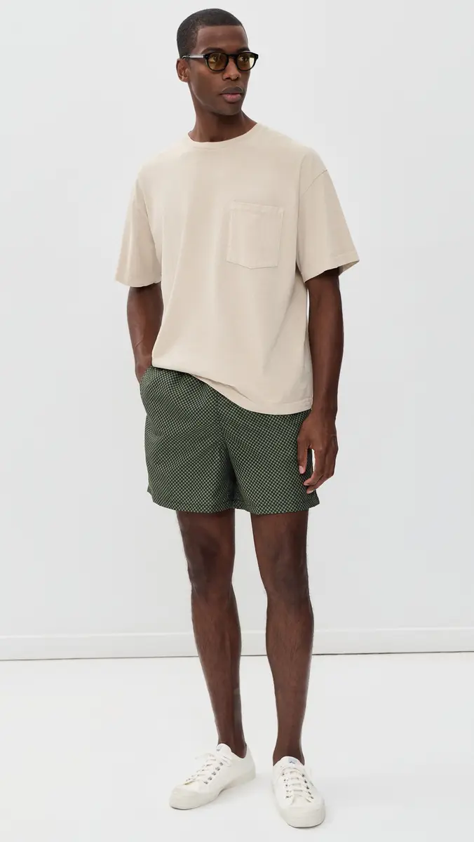 BATHER Clover Checker Swim Trunks | Thumbnail 5 BATHER Clover Checker Swim Trunks | Thumbnail 5