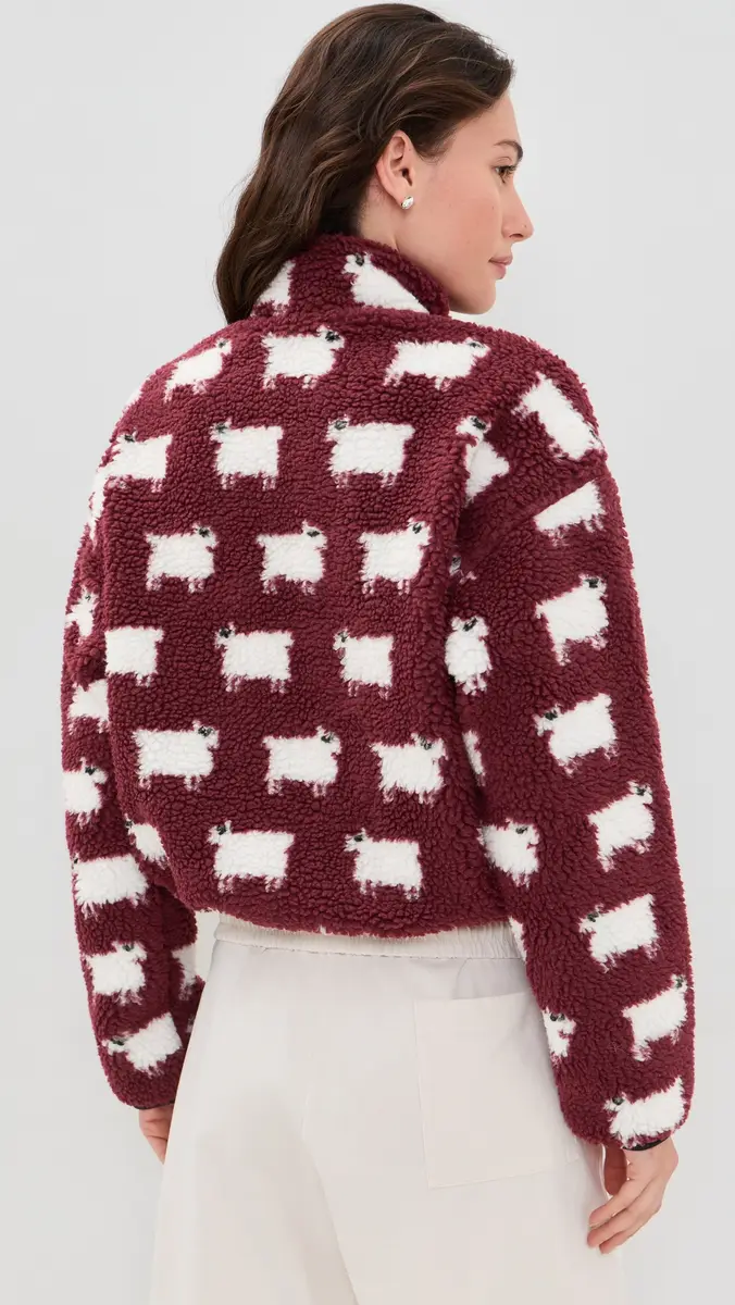 Rowing Blazers Cropped Sheep Sherpa | Thumbnail 3
