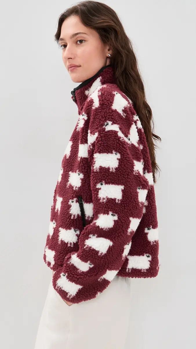 Rowing Blazers Cropped Sheep Sherpa | Thumbnail 4