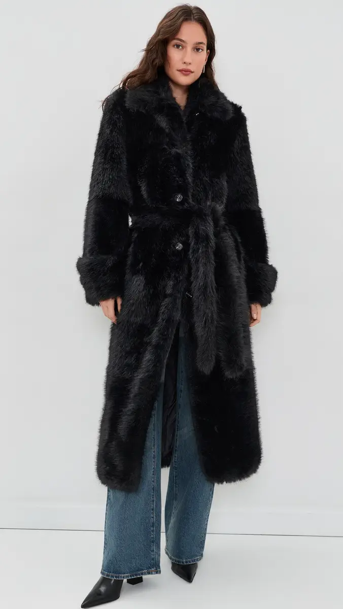 Stand Studio Hana Faux Fur Coat | Thumbnail 2 Stand Studio Hana Faux Fur Coat | Thumbnail 2