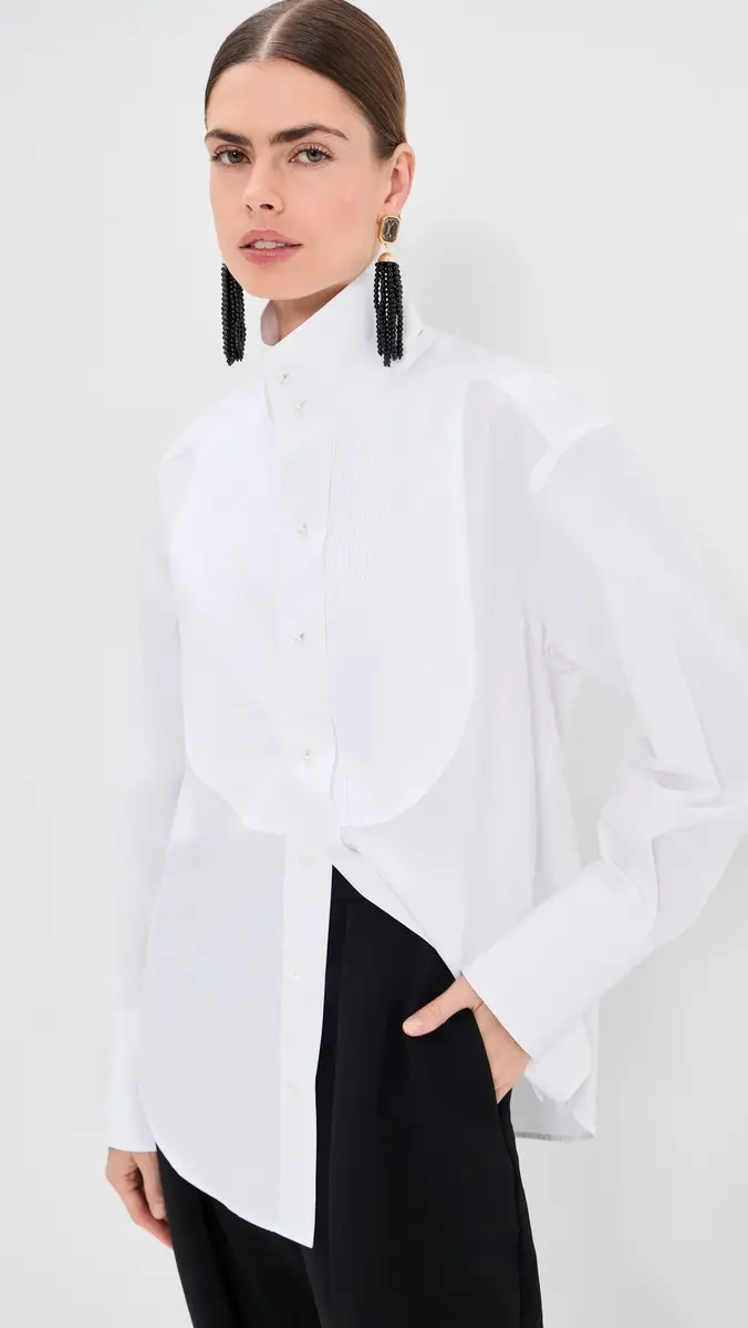 Nackiyé Tux Pleated Shirt | Thumbnail 2