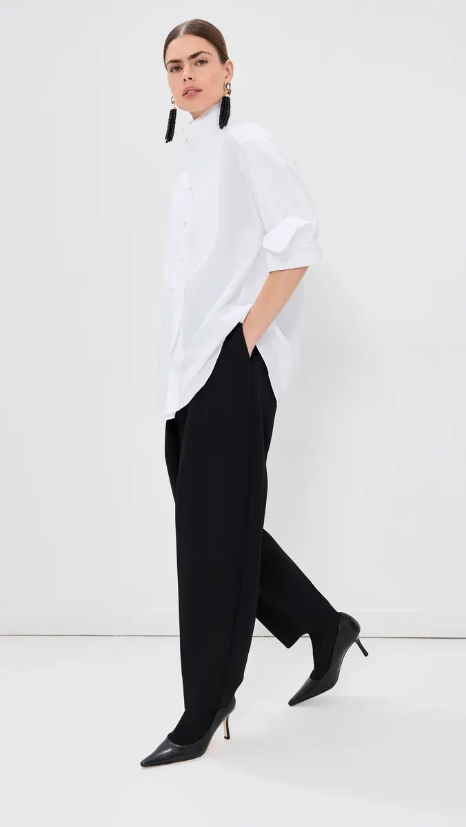 Nackiyé Tux Pleated Shirt | Thumbnail 5