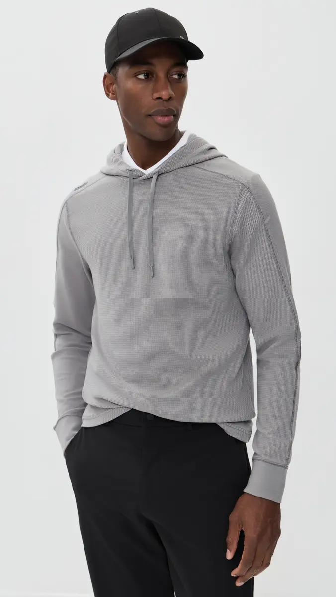 RLX Ralph Lauren Tech Waffle Knit Hoodie | Thumbnail 2 RLX Ralph Lauren Tech Waffle Knit Hoodie | Thumbnail 2