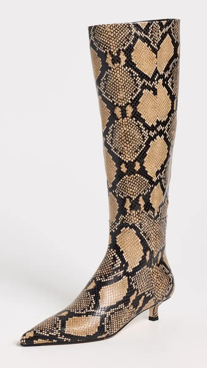 aeyde Sabrina Snake Print Calf Leather Boots | Thumbnail 2 aeyde Sabrina Snake Print Calf Leather Boots | Thumbnail 2