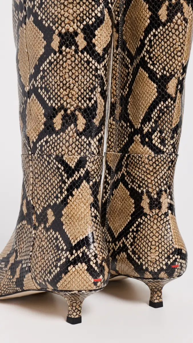 aeyde Sabrina Snake Print Calf Leather Boots | Thumbnail 4 aeyde Sabrina Snake Print Calf Leather Boots | Thumbnail 4