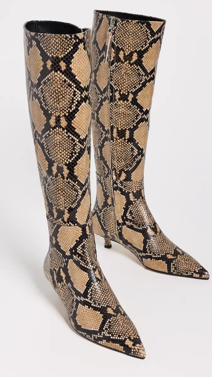 aeyde Sabrina Snake Print Calf Leather Boots | Thumbnail 5 aeyde Sabrina Snake Print Calf Leather Boots | Thumbnail 5