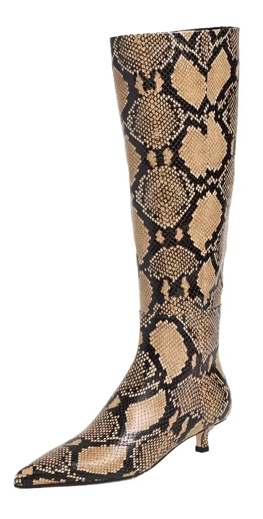 Sabrina Snake Print Calf Leather Boots Sabrina Snake Print Calf Leather Boots