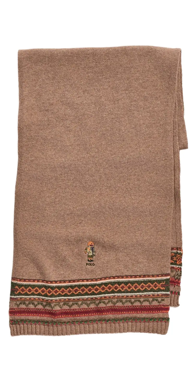 Red Rocks Bear Fair Isle Scarf Red Rocks Bear Fair Isle Scarf