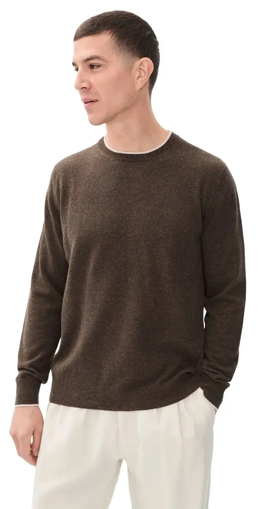 FEDELI Donegal Crewneck Sweater