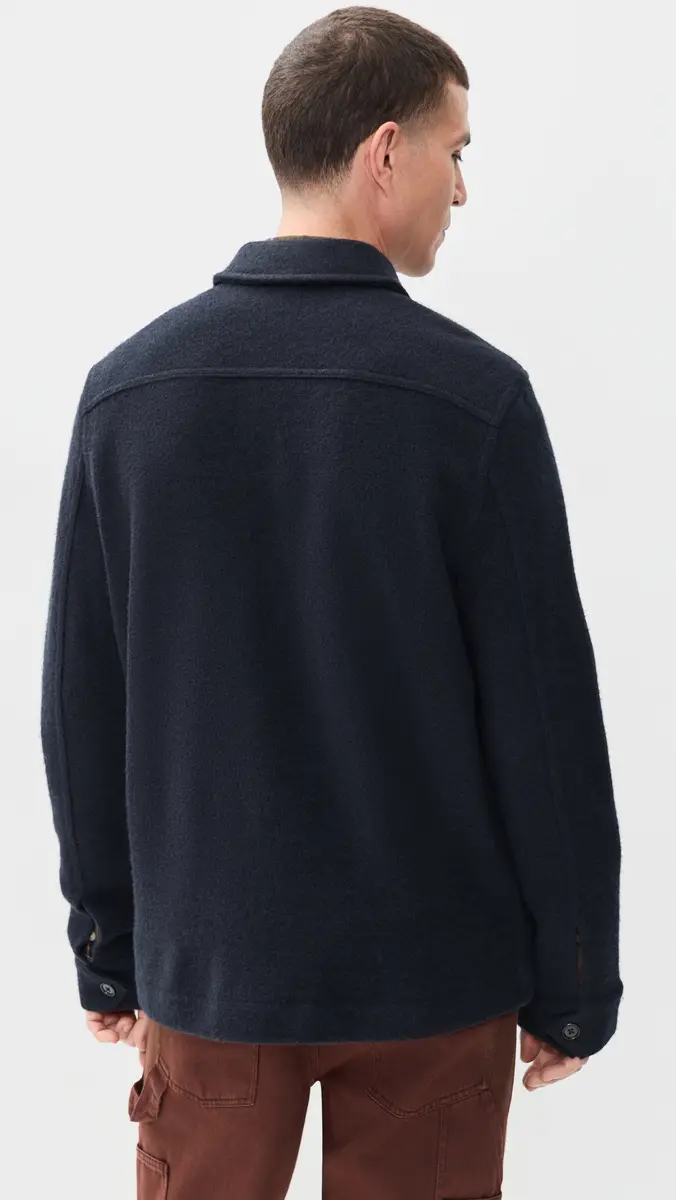 Alex Mill Work Jacket In Merino Wool Knit | Thumbnail 3 Alex Mill Work Jacket In Merino Wool Knit | Thumbnail 3