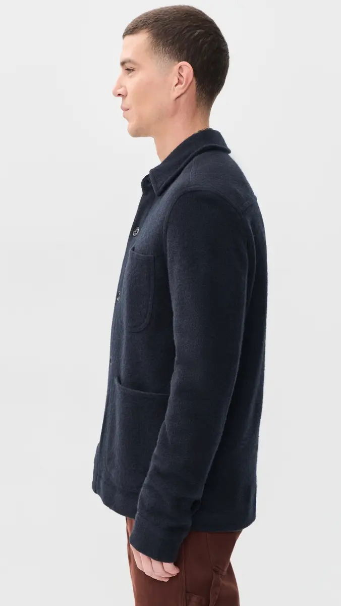 Alex Mill Work Jacket In Merino Wool Knit | Thumbnail 4 Alex Mill Work Jacket In Merino Wool Knit | Thumbnail 4
