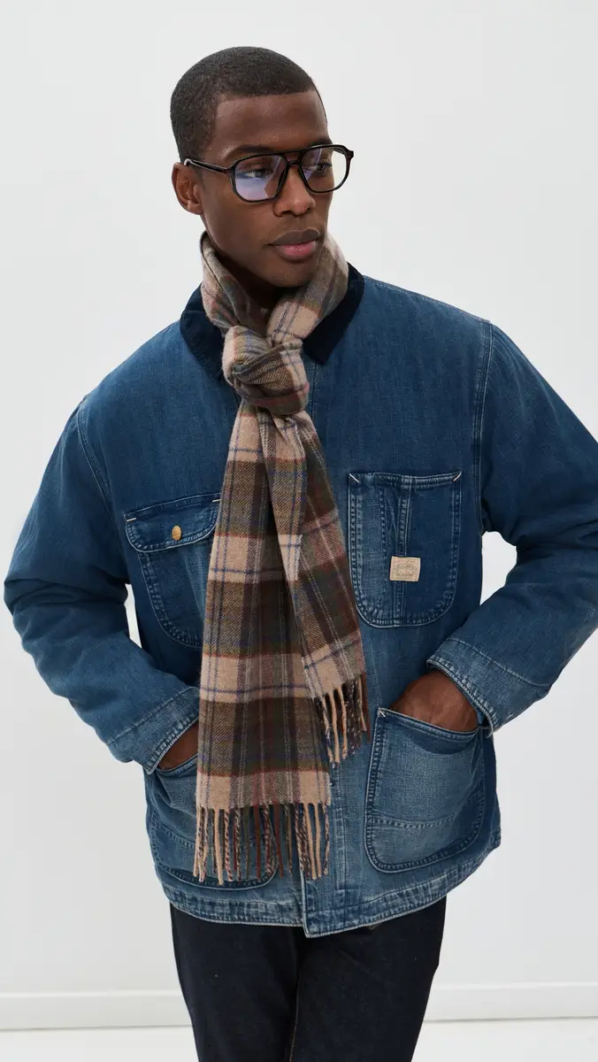Polo Ralph Lauren Cashmere Blend Plaid Scarf | Thumbnail 3 Polo Ralph Lauren Cashmere Blend Plaid Scarf | Thumbnail 3
