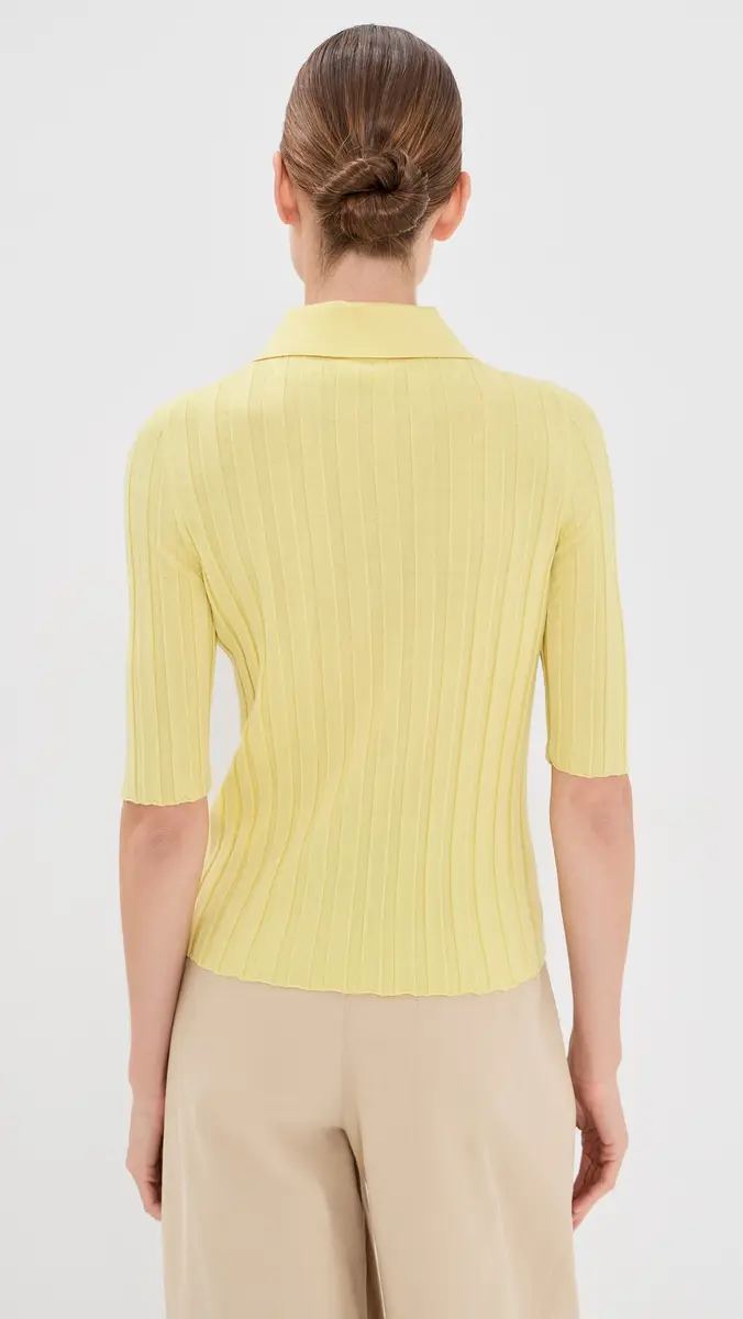 Nackiyé Sugarman Polo Knit Top | Thumbnail 3