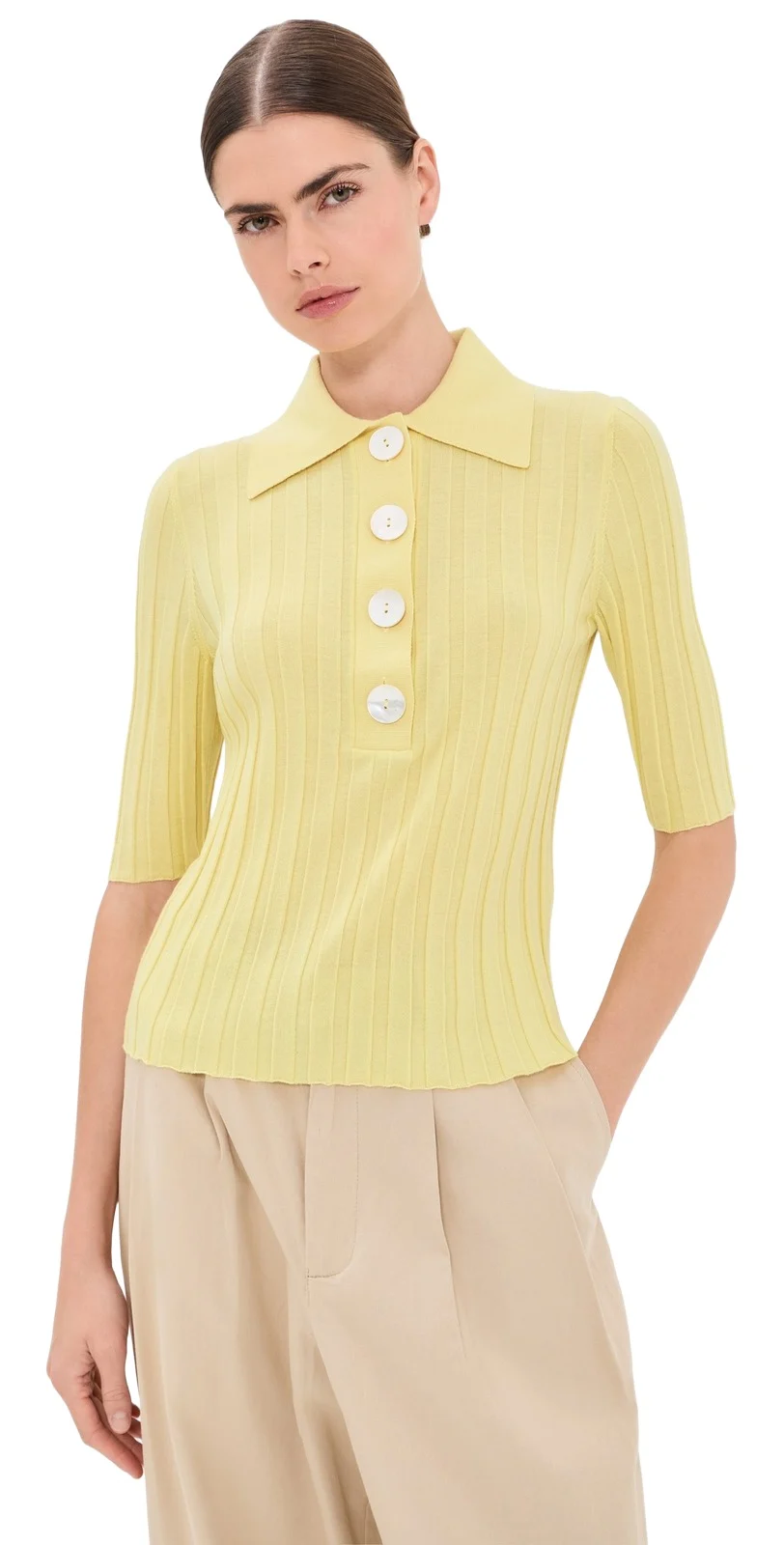 Sugarman Polo Knit Top