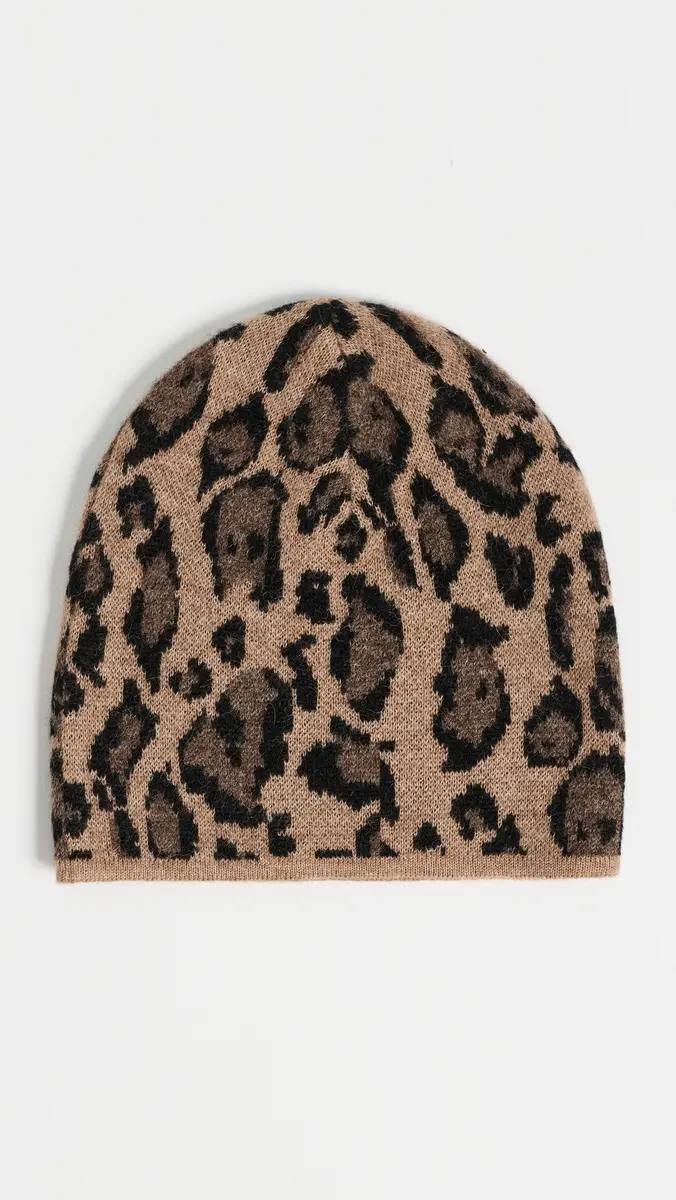 Clare V. Clare V. Leopard Knit Beanie | Thumbnail 2 Clare V. Clare V. Leopard Knit Beanie | Thumbnail 2